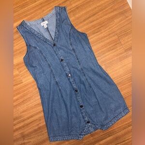 Blue Jean Sleeveless Dress